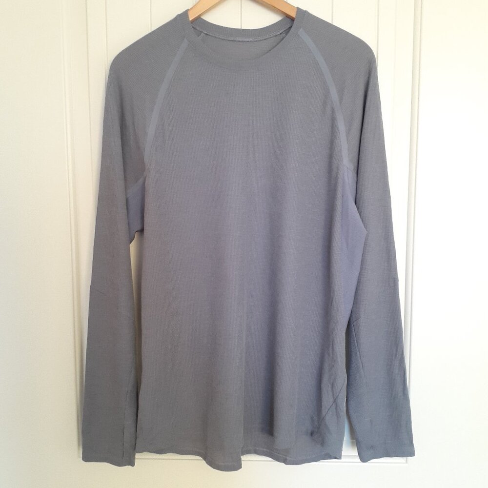 Lululemon Ventilated Hiking Long Sleeve Tee Blue Peri Purple Size M